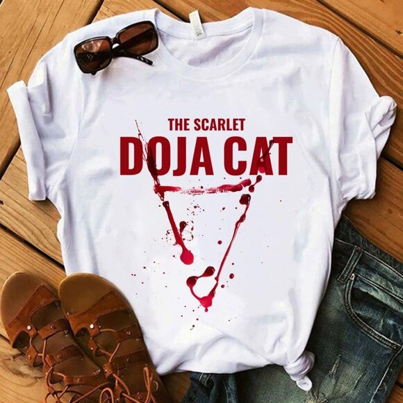 Doja Cat The Scarlet Tour Album Rap Pop Singer Concert Fan Graphic T-Shirt 79 - Picture 1 of 5